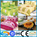 printing cotton cheap bedding linen flower fabric